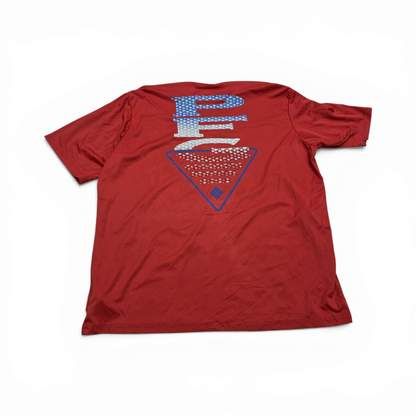 Playera Columbia Xgrande Xl Coral Oscuro