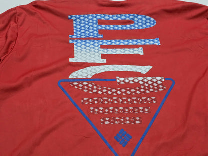Playera Columbia Xgrande Xl Coral Oscuro