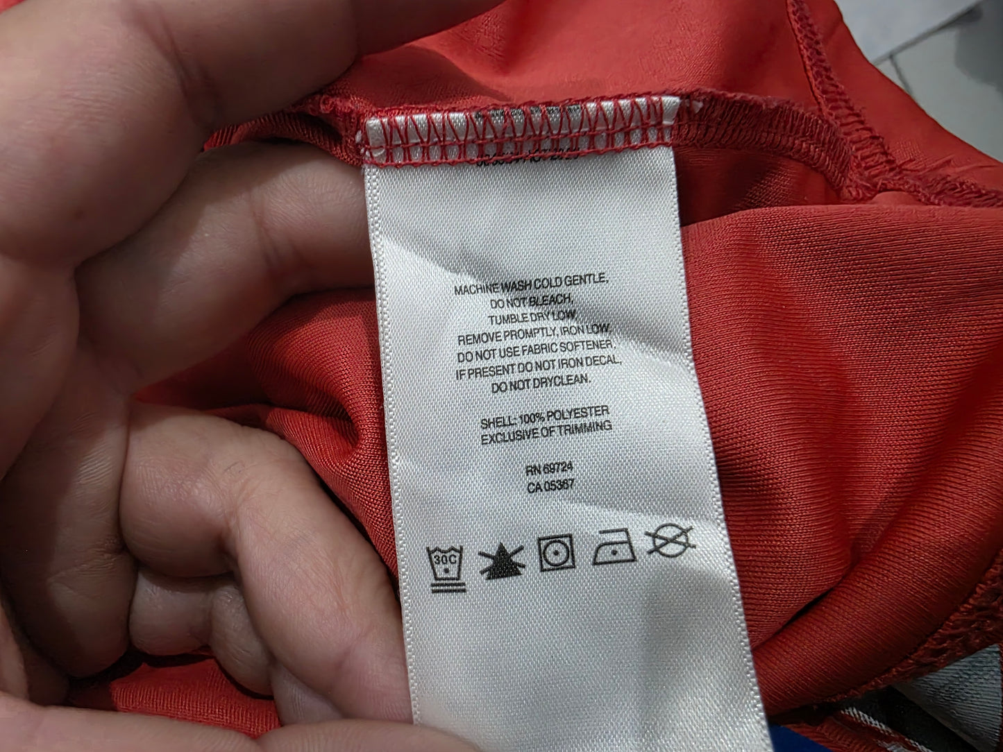 Playera Columbia Xgrande Xl Coral Oscuro