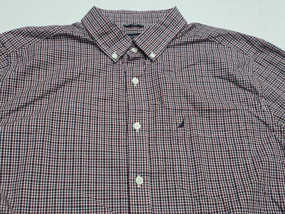 Camisa Nautica Xgrande Xl Cuadro Rojo