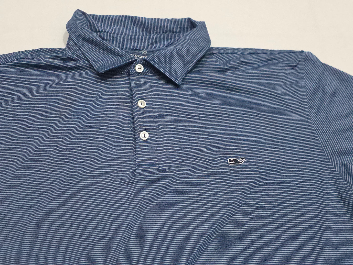 Playera Polo Vineyard Vines Xgrande Xl Azul Lineas