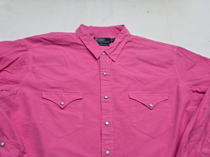 Camisa Ralph Lauren 2xl Rosa