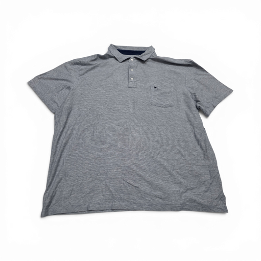 Playera Polo Vineyard Vines 3xl Gris Lineas Azul