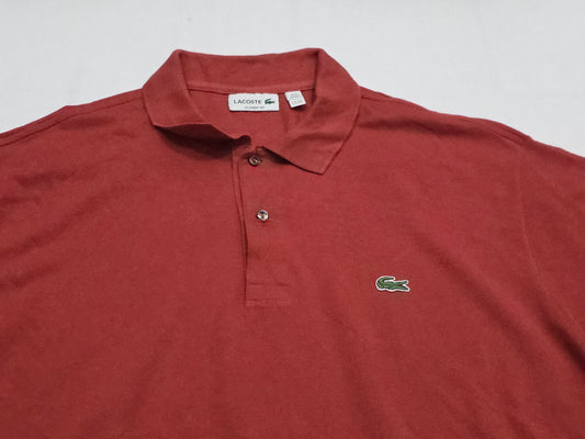 Playera Polo Lacoste 3xl Fr8 Rojo Oscuro