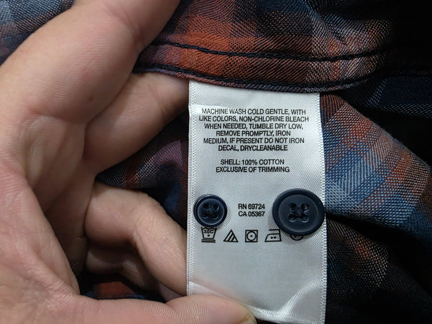 Camisa Columbia Xgrande Xl Cuadro Azul Y Vino