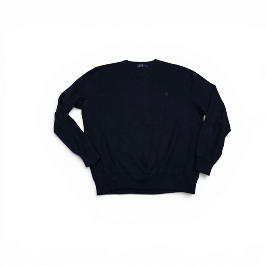 Sueter Ralph Lauren Xgrandexl Azul Pony Verde Cuello Redondo