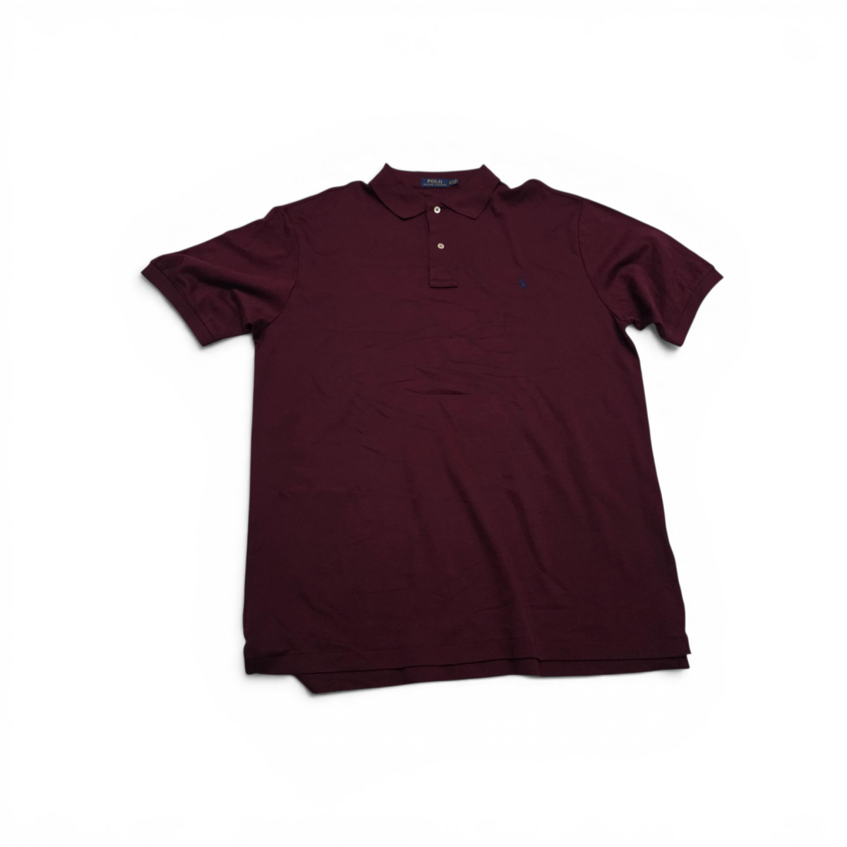 Playera Polo Ralph Lauren Grande Alto Lt Vino Pony Azul