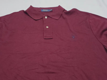 Playera Polo Ralph Lauren Grande Alto Lt Vino Pony Azul