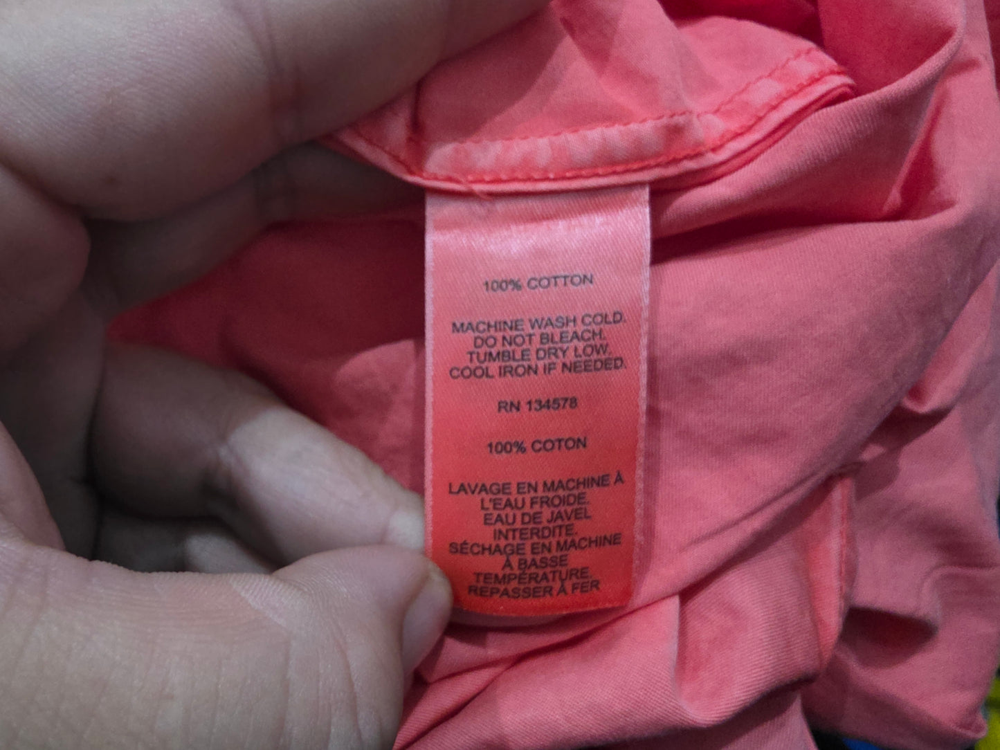 Camisa Vineyard Vines Grande L Coral