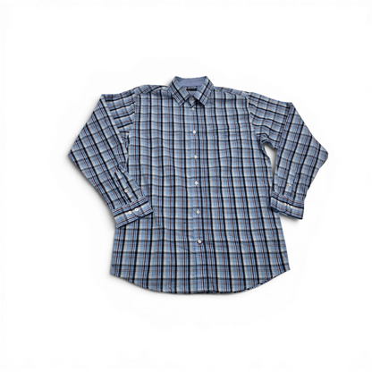 Camisa Tommy Hilfiger Adolescente 20 Cuadro Azul