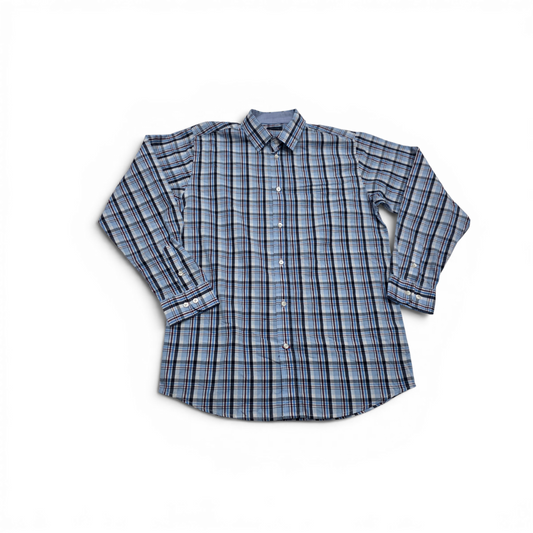 Camisa Tommy Hilfiger Adolescente 20 Cuadro Azul