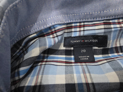 Camisa Tommy Hilfiger Adolescente 20 Cuadro Azul