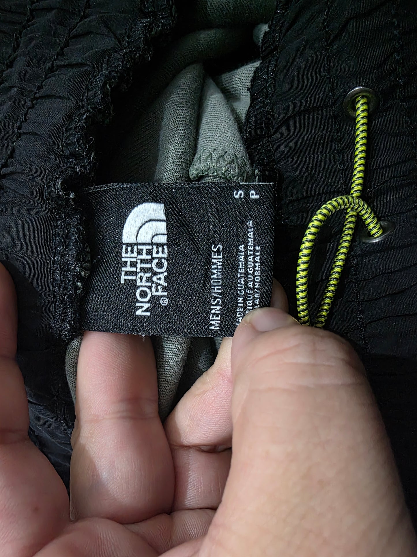 Short The North Face Chico S Verde Cordones (Usado)