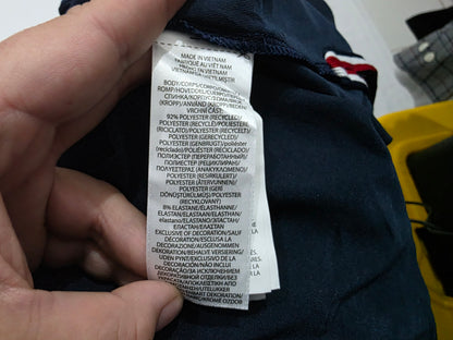 Playera Polo Ralph Lauren Mediana M Azul Rojo Pony Jumbo (Usado)