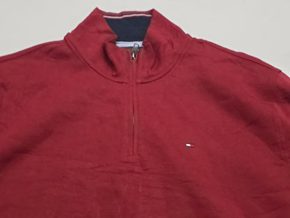 Sueter Tommy Hilfiger Grande L Vino Cierre Corto (NUEVO)