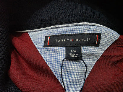 Sueter Tommy Hilfiger Grande L Vino Cierre Corto (NUEVO)