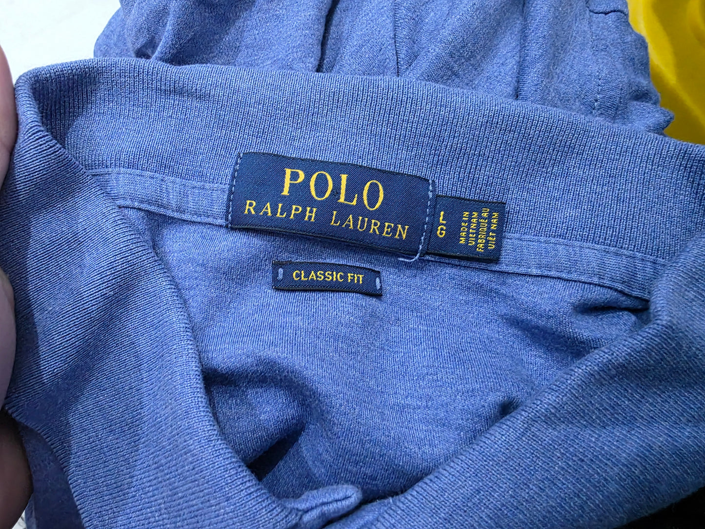 Playera Polo Ralph Lauren Grande L Classic Fit Azul (Usado)