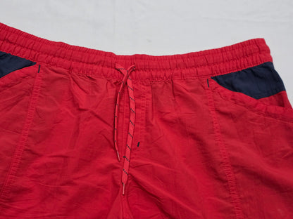 Bermuda Corta Columbia Grande L Rojo Y Azul (Usado)