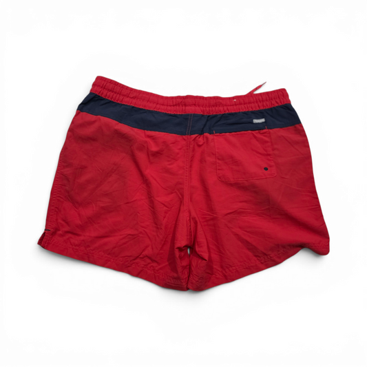 Bermuda Corta Columbia Grande L Rojo Y Azul (Usado)