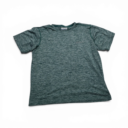 Playera Columbia Grande L Verde Cuello Redondo (Usado)
