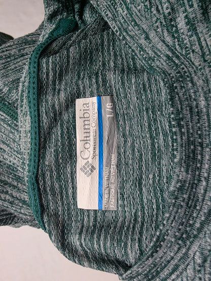 Playera Columbia Grande L Verde Cuello Redondo (Usado)