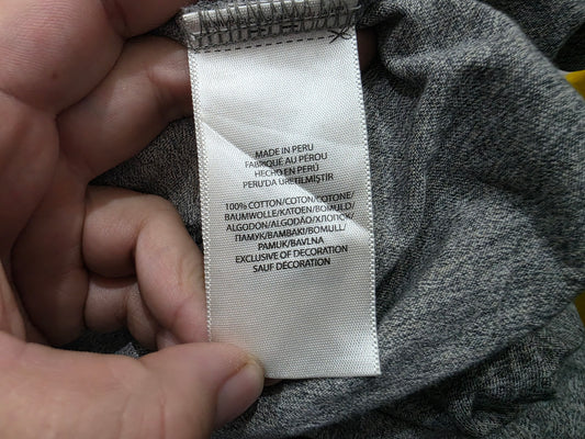 Playera Con Gorro Ralph Lauren Grande L Gris Pony Negro (Usado)