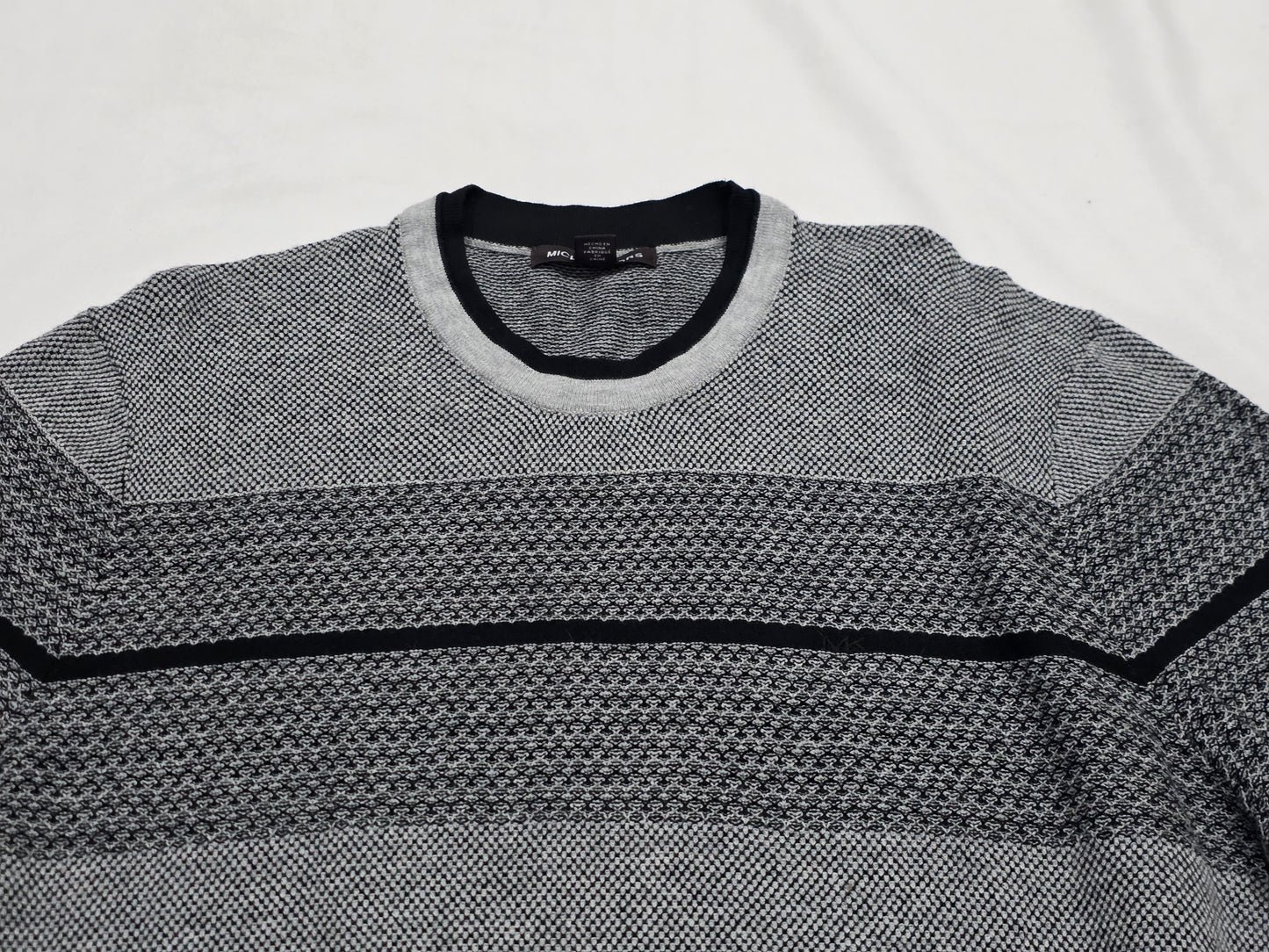 Sueter Michael Kors Xgrande Xl Negro Y Gris (Usado)