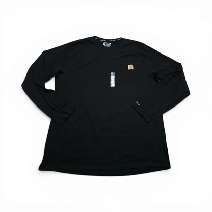 Playera Manga Larga Carhartt Xgrande Alto Relaxed Fit Negro (NUEVO)