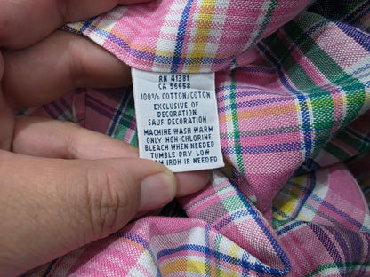 Camisa Ralph Lauren Xgrande Xl Rosa Cuadro Pony Colores (Usado)