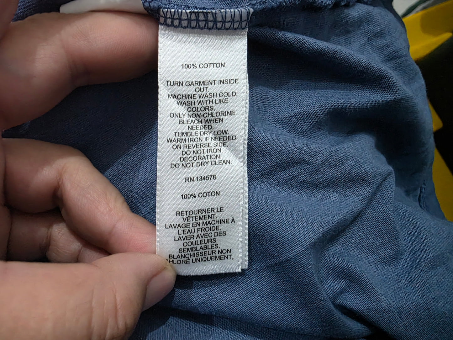 Playera Vineyard Vines Xgrande Xl Azul Deslavado Baseball (Usado)