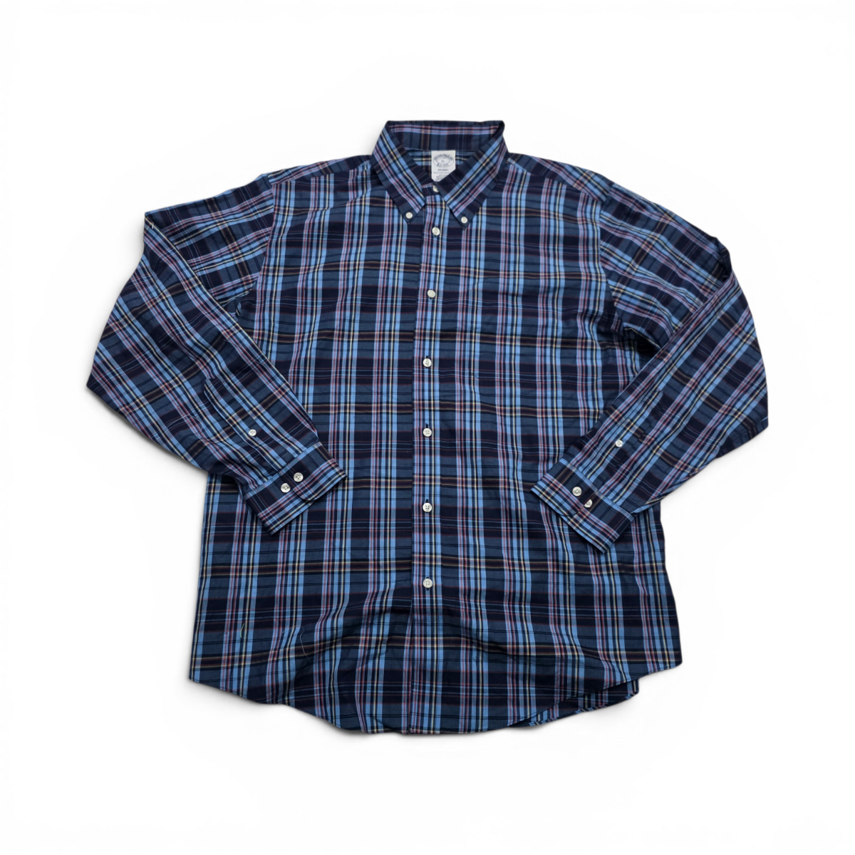Camisa Brooks Brothers Xgrande Xl Regent Cuadro Azul (Usado)