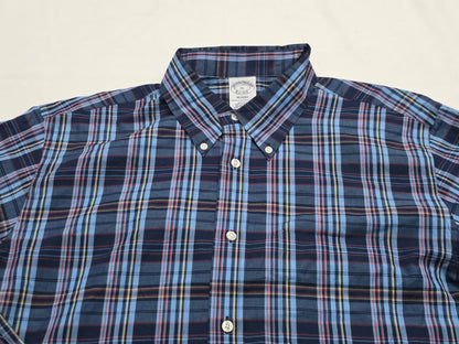 Camisa Brooks Brothers Xgrande Xl Regent Cuadro Azul (Usado)