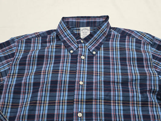 Camisa Brooks Brothers Xgrande Xl Regent Cuadro Azul (Usado)