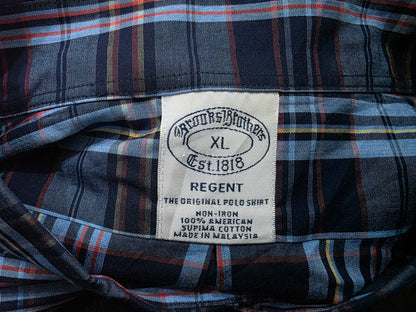Camisa Brooks Brothers Xgrande Xl Regent Cuadro Azul (Usado)