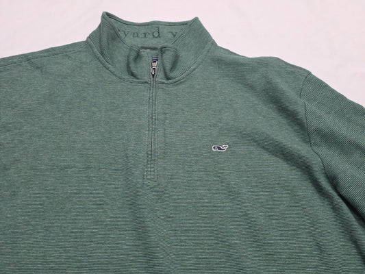 Sueter Vineyard Vines 2xl Verde Cierre Corto (Usado)