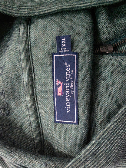 Sueter Vineyard Vines 2xl Verde Cierre Corto (Usado)