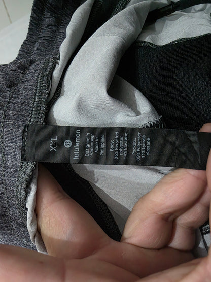Short Lululemon 2xl Gris Deportivo (Usado)