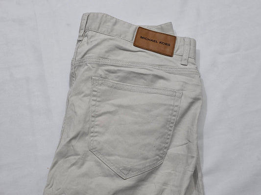 Pantalon Michael Kors 30x30 Tailored Fit Beige (Usado)
