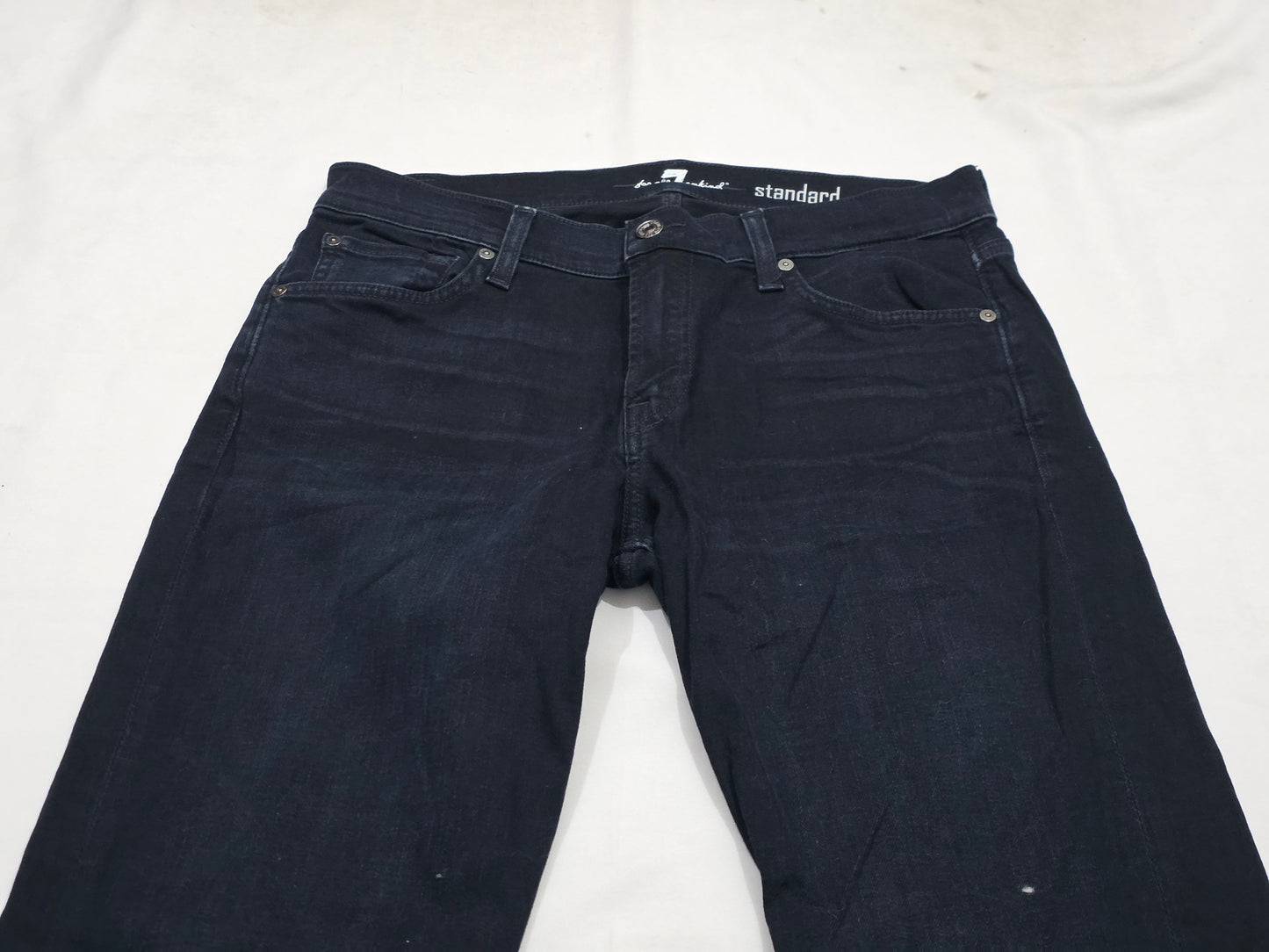 Pantalon For All Mankind 7 Standard 31 Azul Oscuro (Usado)