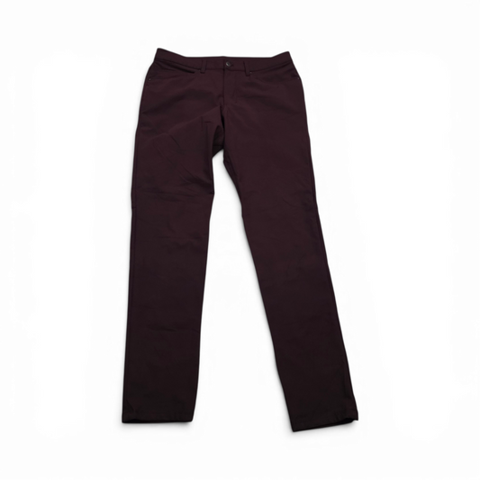 Pantalon Lululemon Talla 32 Deportivo Vino (Usado)