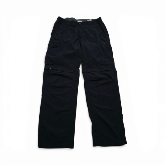 Pantalon Convertible Columbia 32x30 Recto Negro (Usado)