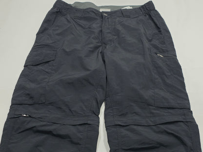 Pantalon Convertible Columbia 32x30 Recto Negro (Usado)