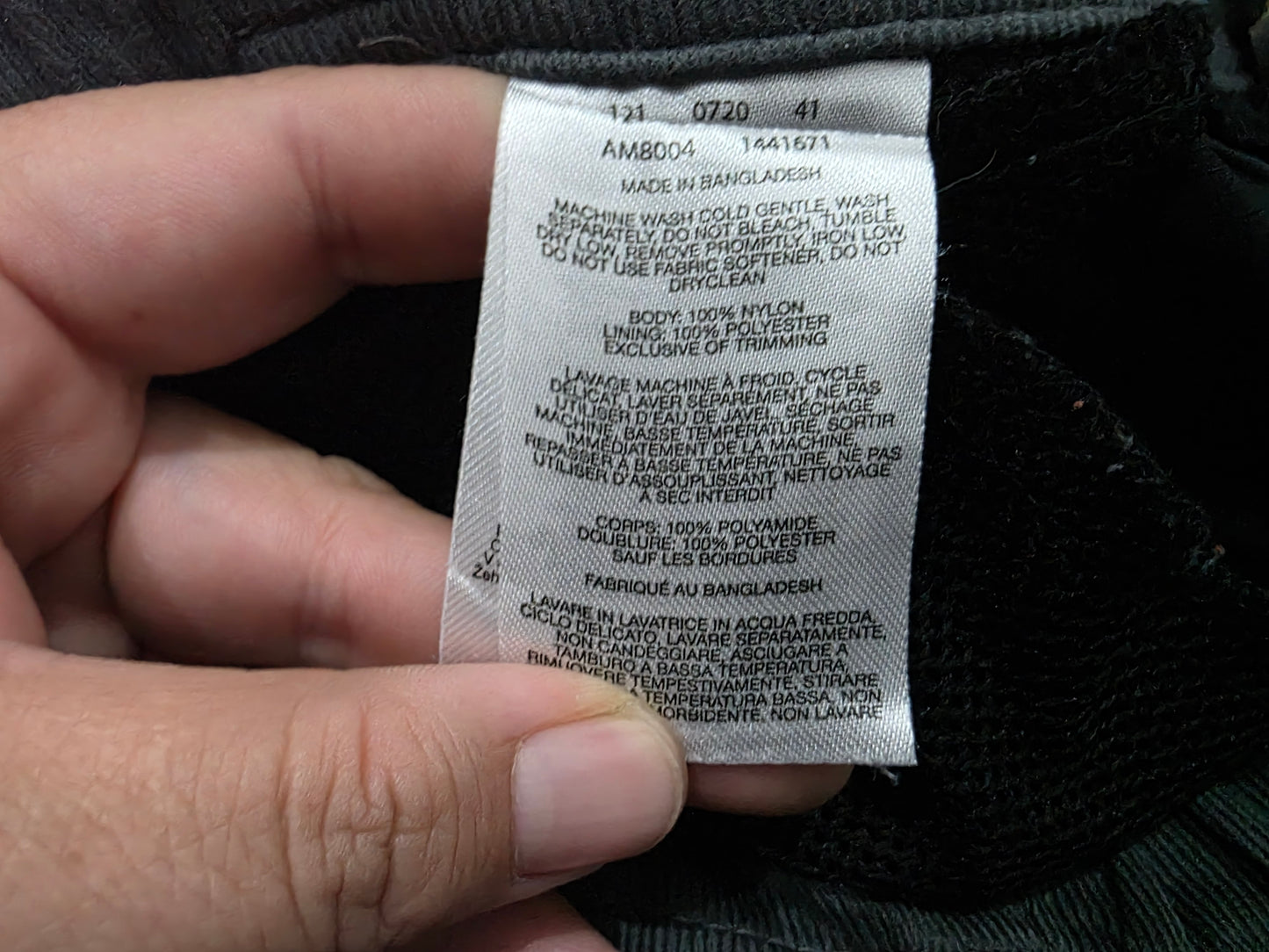 Pantalon Convertible Columbia 32x30 Recto Negro (Usado)