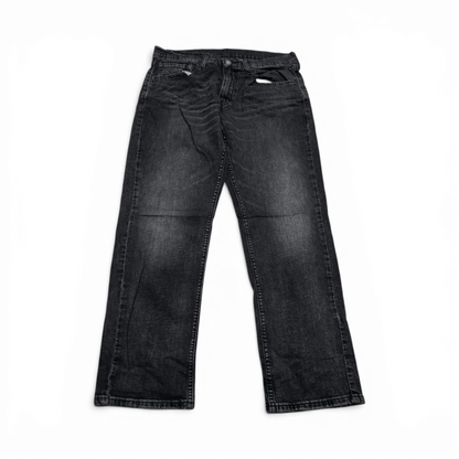 Pantalon 559 32x30 Relaxed Recto Negro Deslavado (Usado)