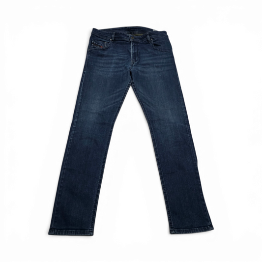 Pantalon Diesel 32x32 Krayver Skinny Azul (Usado)