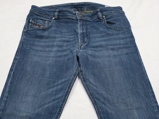 Pantalon Diesel 32x32 Krayver Skinny Azul (Usado)