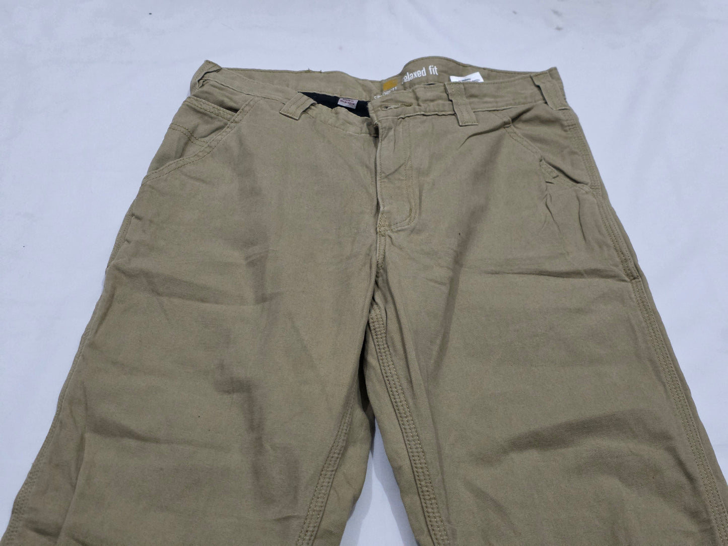 Pantalon Carhartt 32x32 Relaxed Fit Cafe Forro Interno (Usado)