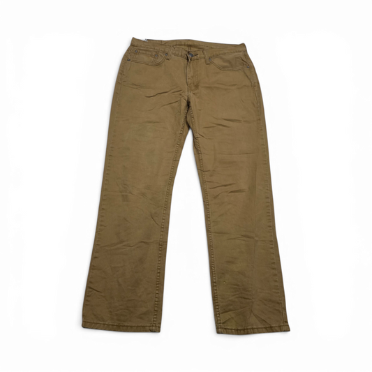 Pantalon Levis 514 33x30 Recto Cafe (Usado)
