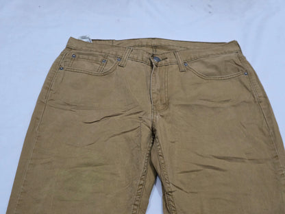 Pantalon Levis 514 33x30 Recto Cafe (Usado)
