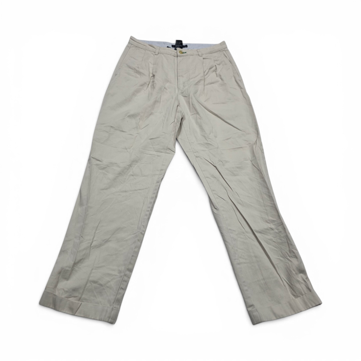 Pantalon Tommy Hilfiger 33x32 Recto Beige (Usado)